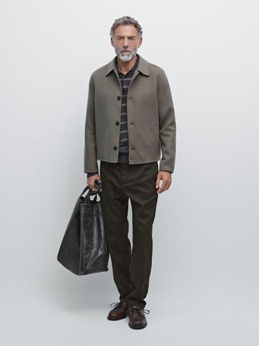 Pantalón jogger fit - Marrón de Zara