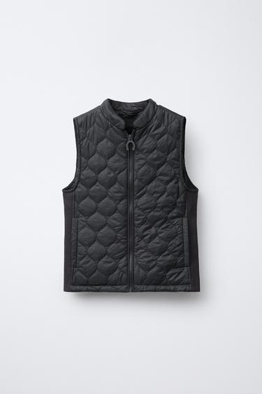 GILET MATELASSÉ BIMATIÈRE ÉQUITATION - Gris de Zara