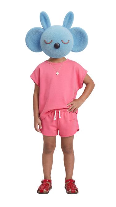 PLAIN T-SHIRT AND BERMUDA SHORTS SET - Coral by Zara