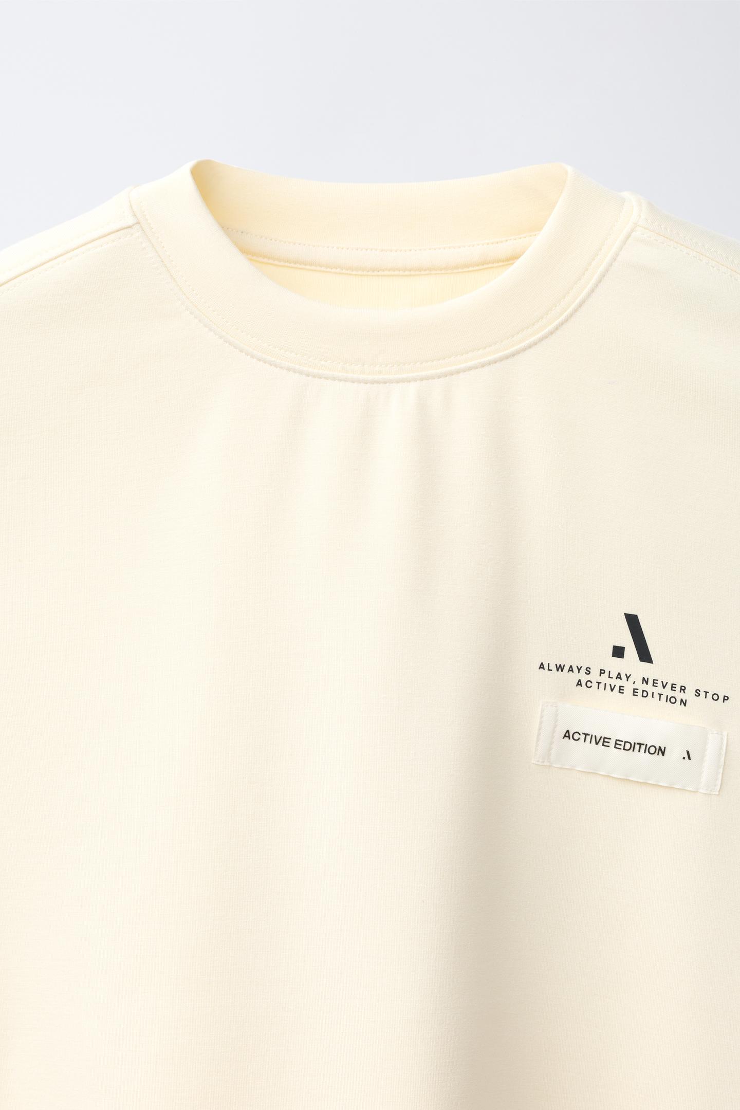 Детская футболка Zara Sporty Label, цвет: Жёлтый — фото 3