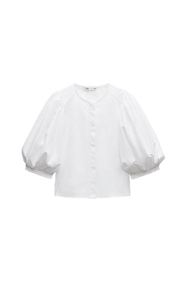 ZW COLLECTION POPLIN BLOUSE