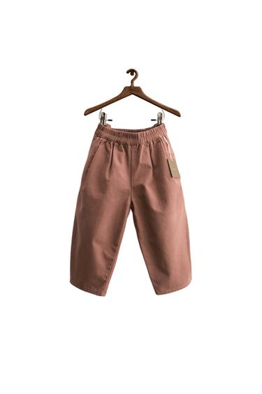 Zara ZARA TIMELESS - BALLOON PANTS WITH ELASTIC WAIST - Brown / Taupe