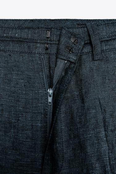 LINEN CULOTTES - Indigo by Zara - Image 7