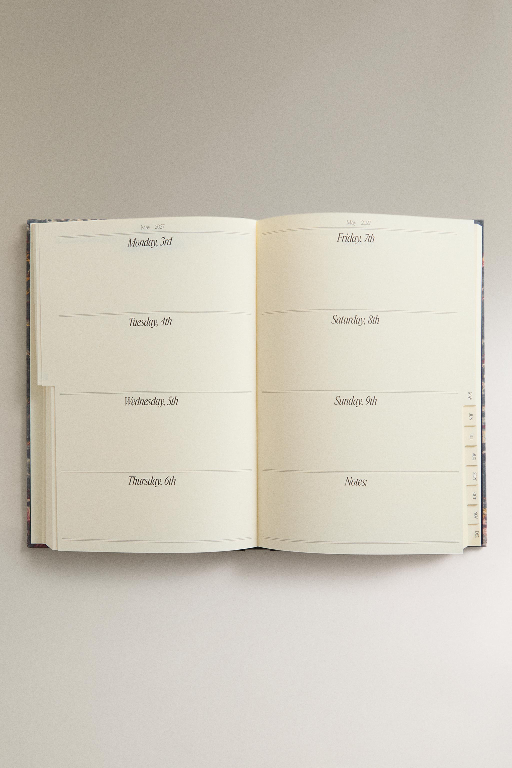 Zara WEEKLY VIEW DAILY PLANNER — фото 3