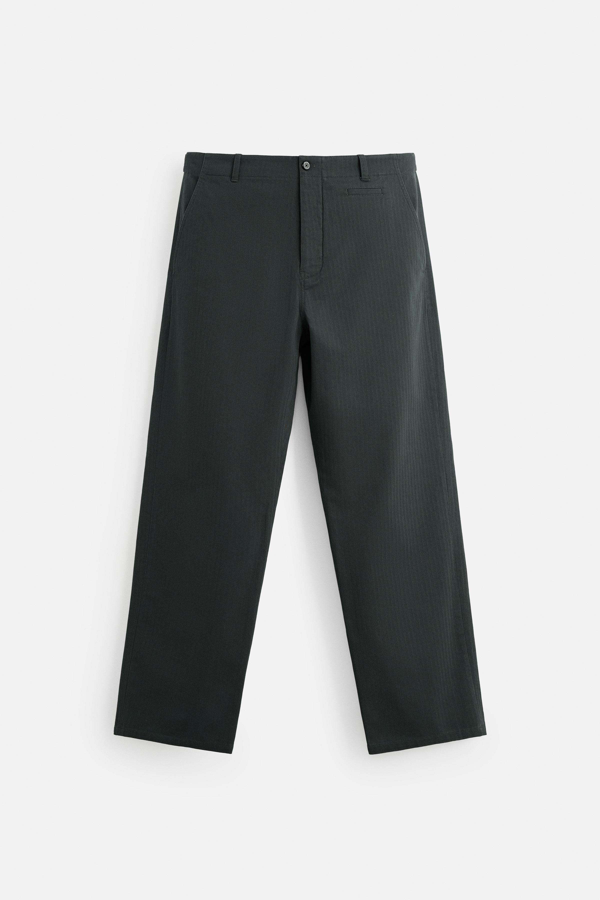 リラックスフィットスーツパンツ - カーボングレー | ZARA Japan