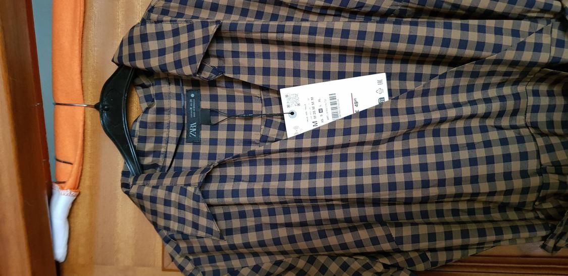 CHECK SHIRT DRESS ZW COLLECTION - Image 4