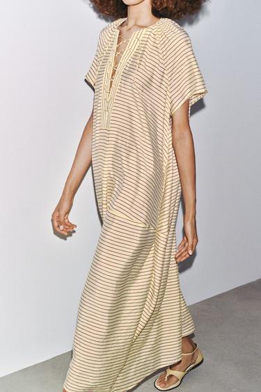 ZW COLLECTION STRIPED TUNIC DRESS - striped by Zara - Image 1