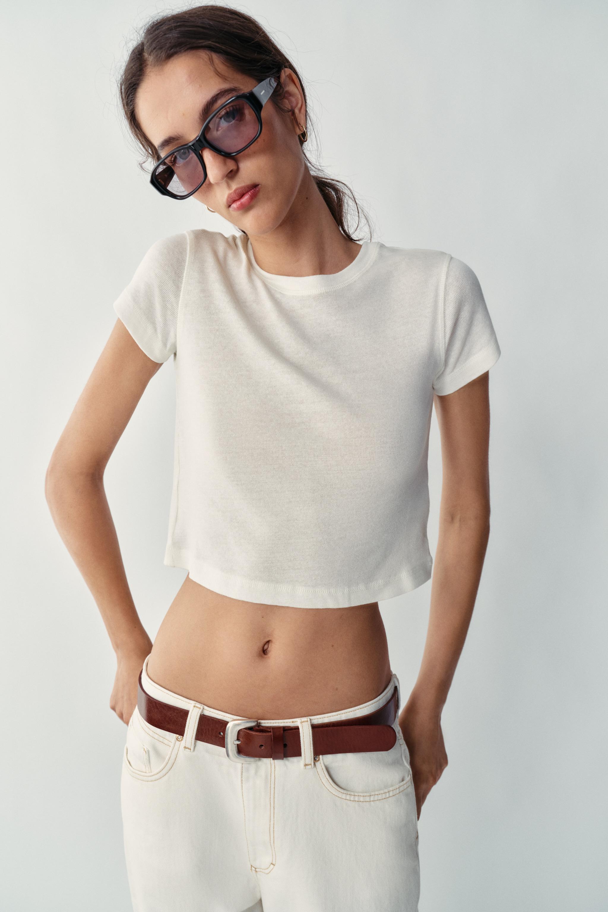 SHORT SLEEVE RUSTIC T-SHIRT — White