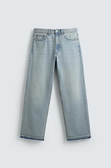 LOOSE FIT JEANS - Light blue by Zara