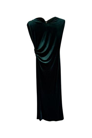 VELVET GREEN MAXI DRESS