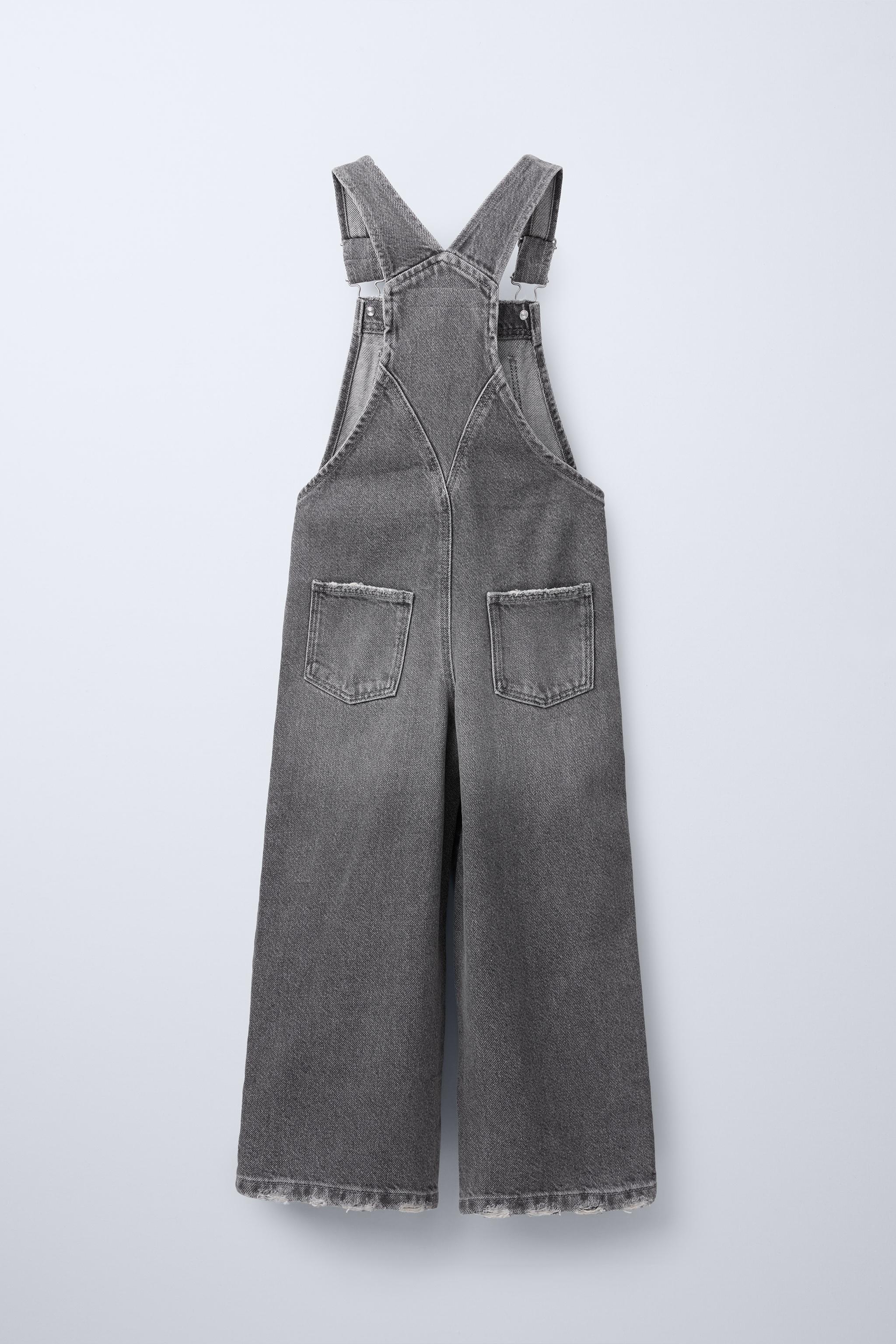 Mini rodini Denim&Dungaree gap Zara 色々 DENIM DUNGAREES WITH POCKET - Mid-blue | ZARA Australia