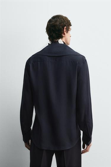 FLOWING SHIRT WITH PETER PAN COLLAR HARRY LAMBERT FOR ZARA X DISNEY - Blue by Zara - Image 2