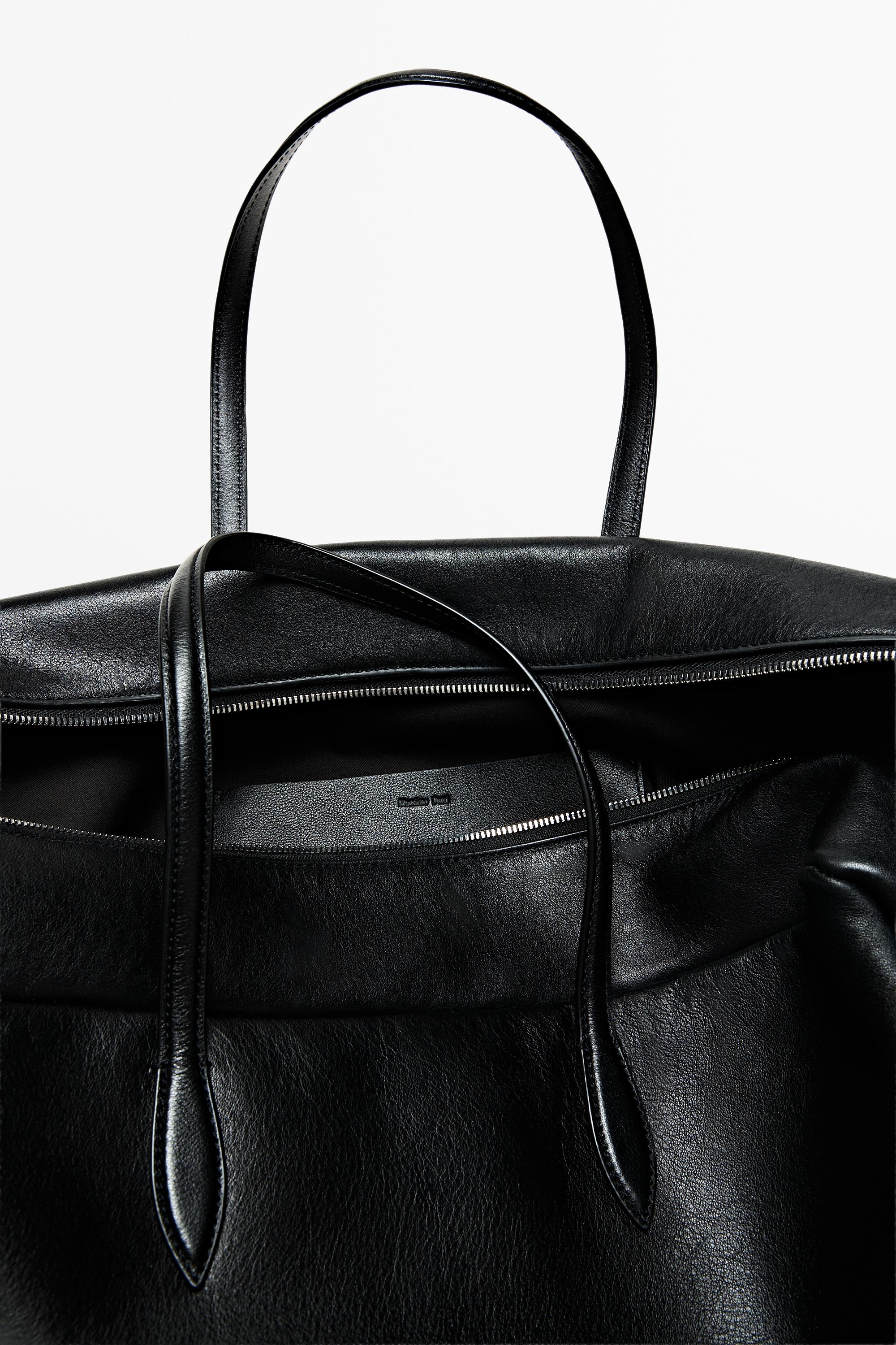 XL duffle bag in Nappa leather - Black | ZARA United States