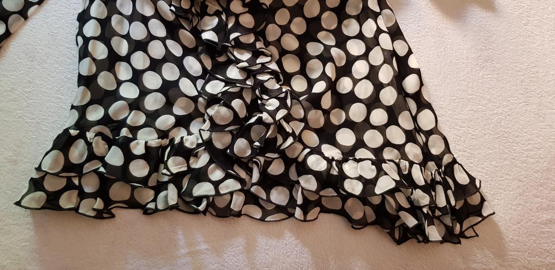 RUFFLED POLKA DOT BLOUSE - Image 3