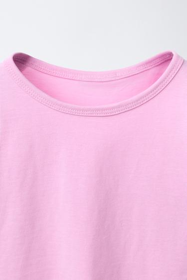 T-SHIRT UNI - Rose de Zara - Image 4