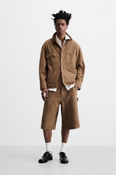 RELAXED FIT SET - Bottle green by Zara