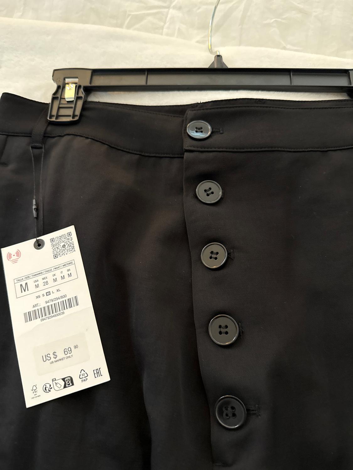 PANTALÓN TIRO BAJO BOTONES ZW COLLECTION - Image 3