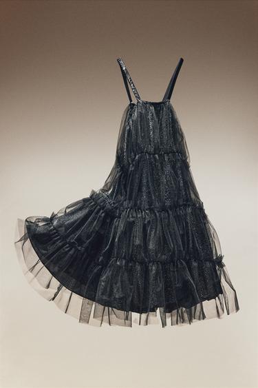 CHILDREN'S WITCH DRESS HALLOWEEN COSTUME - Black by Zara - Image 4