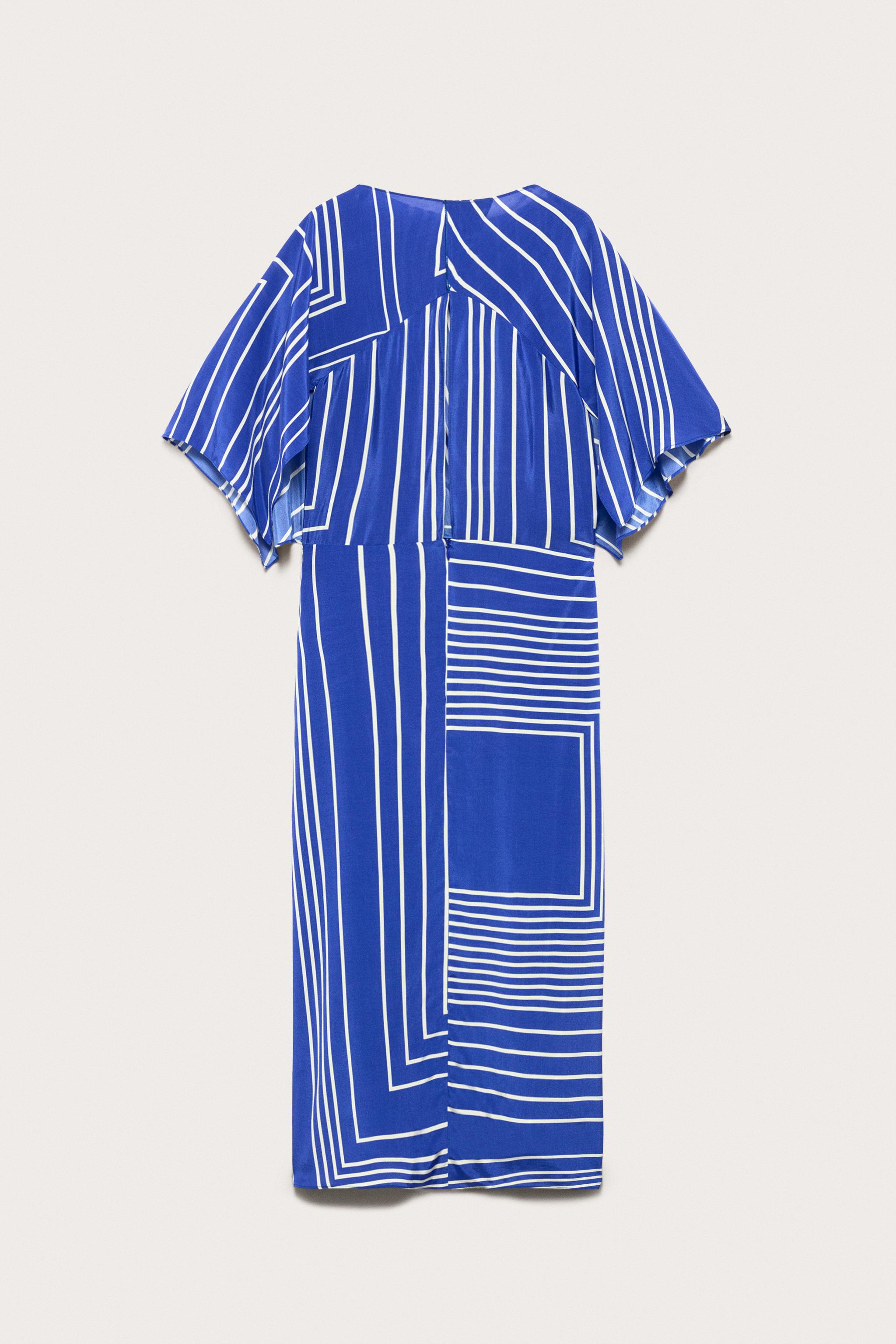 Женские платья Zara LIMITED EDITION PRINTED MIDI DRESS — фото 7