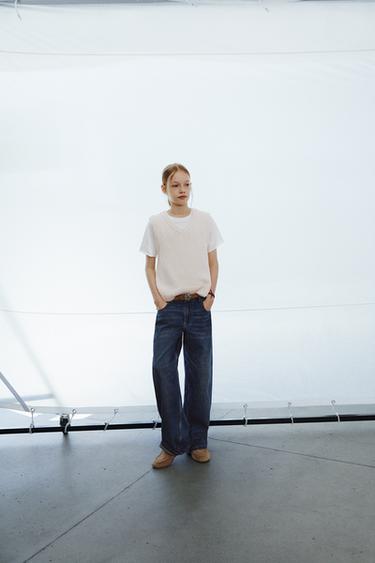 CHALECO BÁSICO PUNTO - Blanco roto de Zara