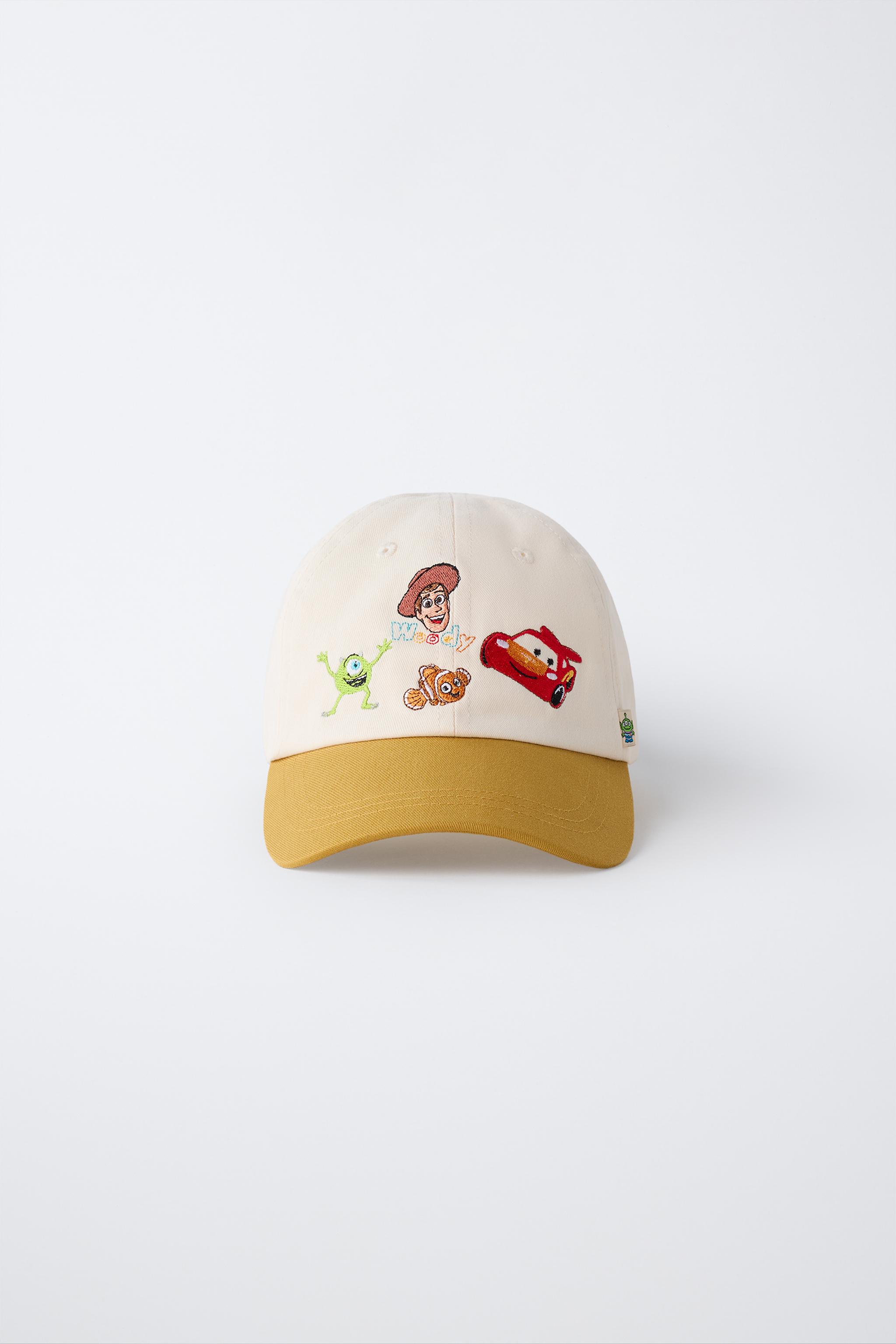 © DISNEY/PIXAR EMBROIDERED CAP — Ecru