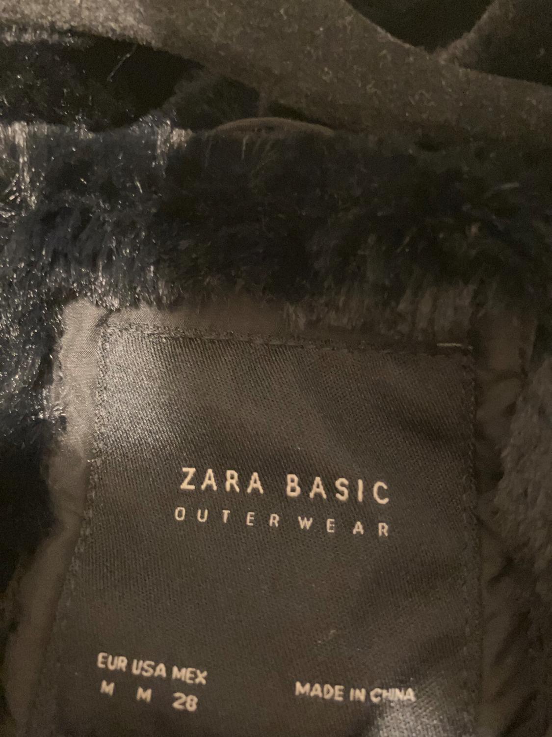 ZARA QUILTED LONG SLEEVES DOWN PUFFER JACKET WITH TEXTURED HOOD WARM WINTER SZ M - Image 6