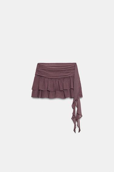 FALDA PANTALÓN VOLANTES - 930 de Zara - Imagen 0