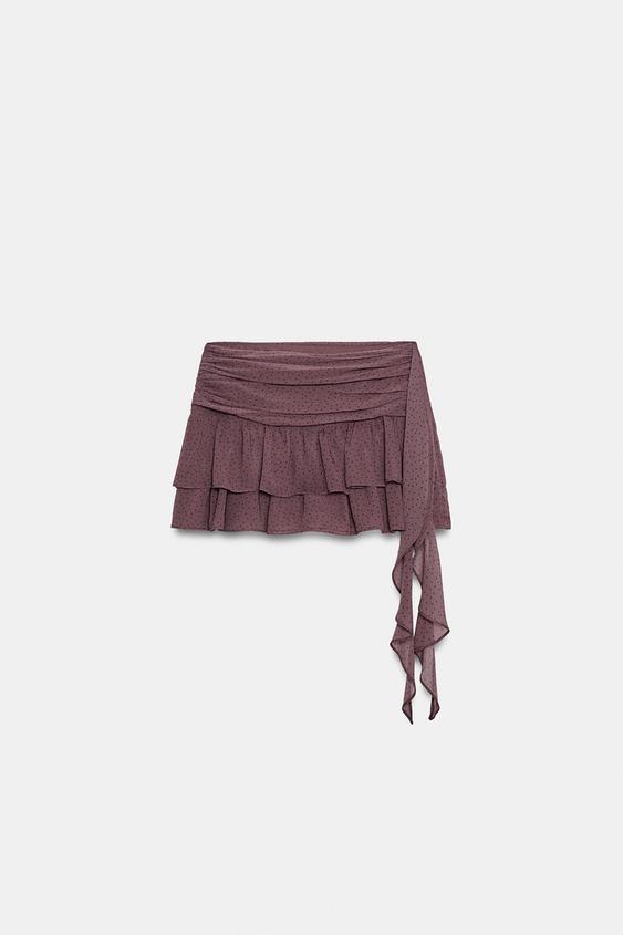 FALDA PANTALÓN VOLANTES - 930 de Zara - Imagen 0