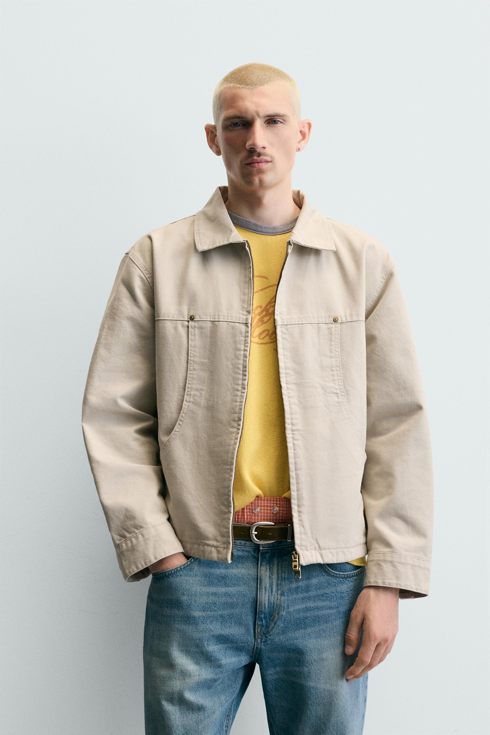 BLOUSON COUPE DÉCONTRACTÉE AVEC POCHES