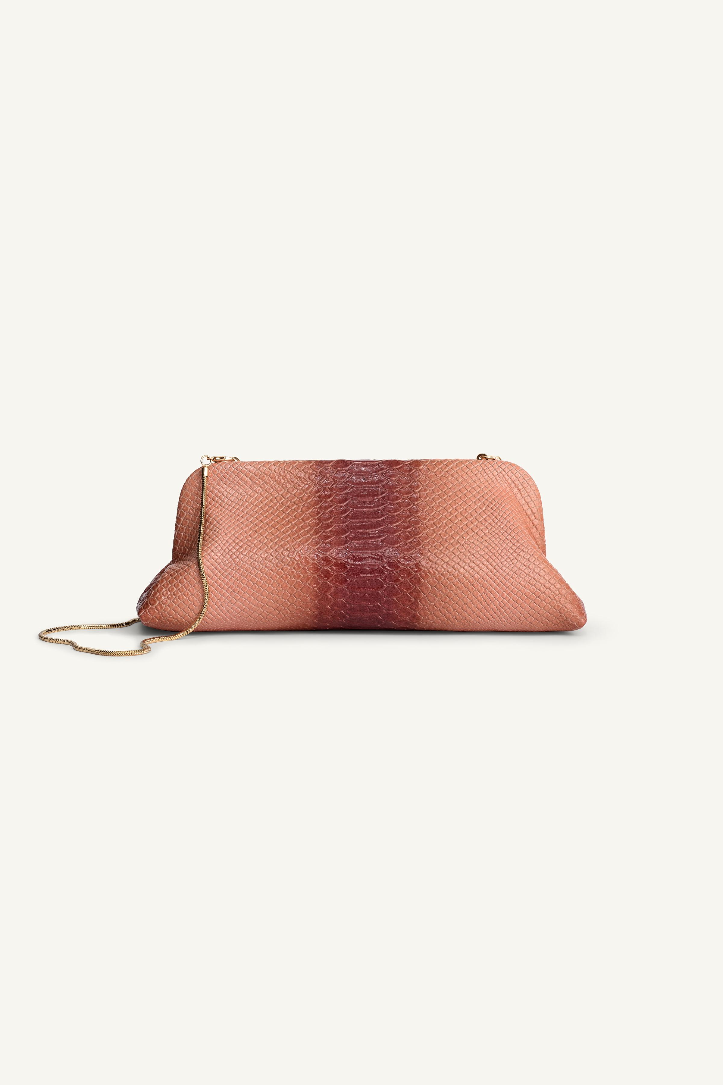 LIMITED EDITION EMBOSSED LEATHER POUCH
