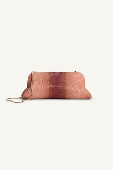 ΔΕΡΜΑΤΙΝΟ POUCH ΑΝΑΓΛΥΦΟ LIMITED EDITION - 1-611 του Zara