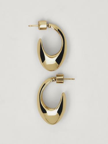 Zara Oval hoop earrings - Golden - Image 0