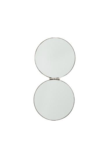 SMALL MAKEUP MIRROR - Silver by Zara