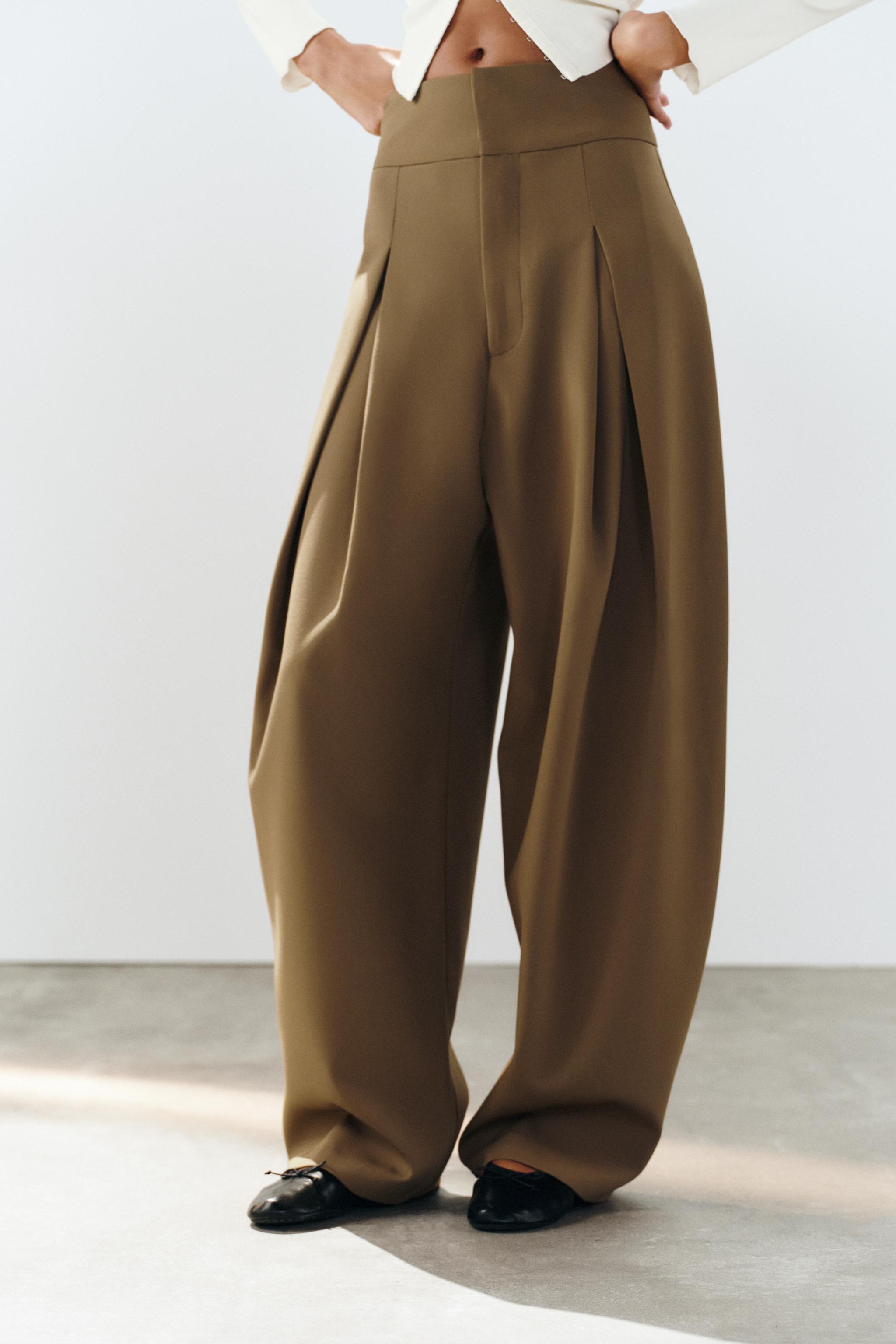 PLEATED BALLOON PANTS