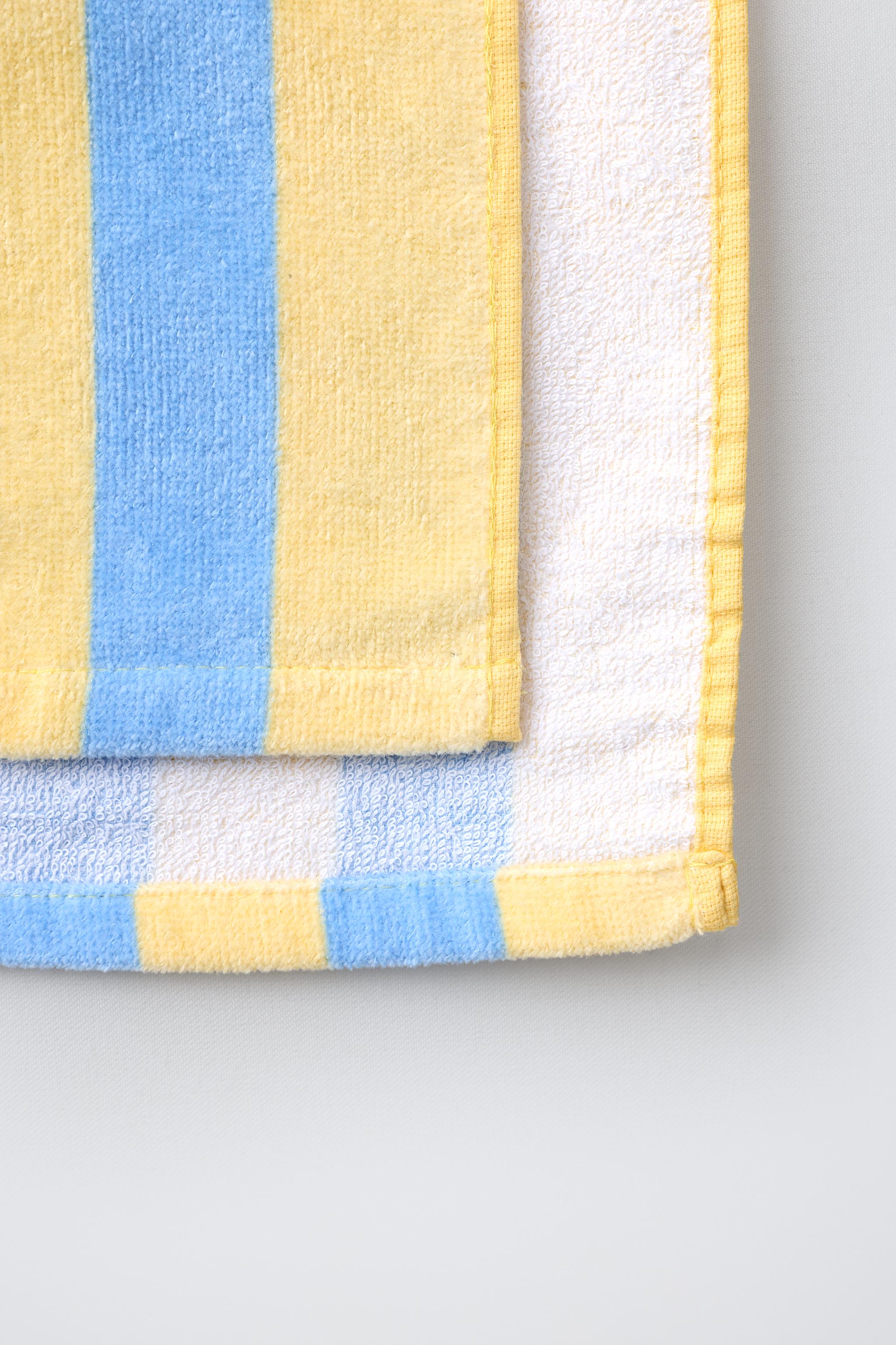 Детские полотенца Zara STRIPED PRINT PONCHO — фото 4