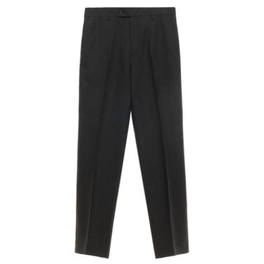 Zara 100% WOOL SUIT PANTS - Black