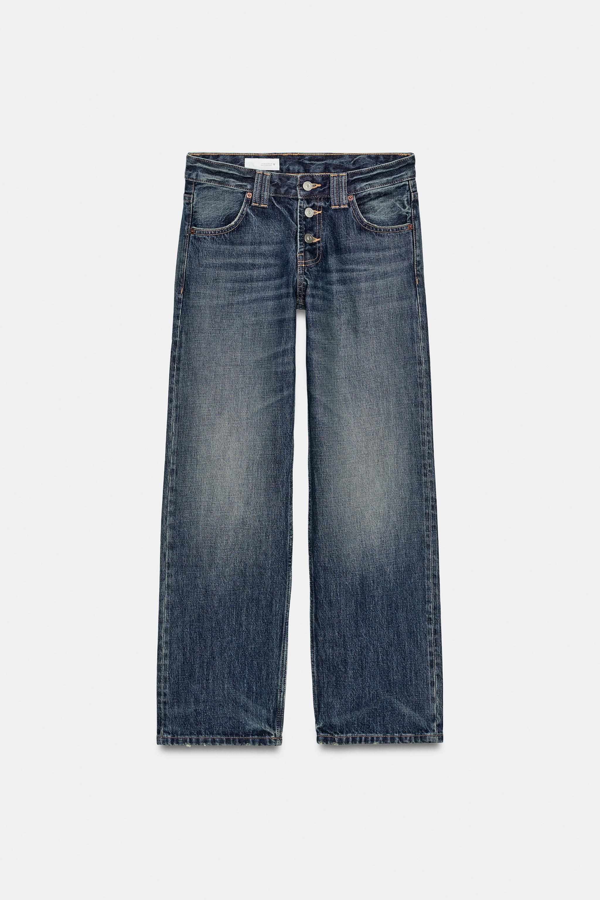 TRF LOW RISE STRAIGHT JEANS