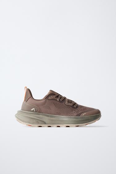 SPORTOWE BUTY TYPU SNEAKERS - Rubinowy Zara