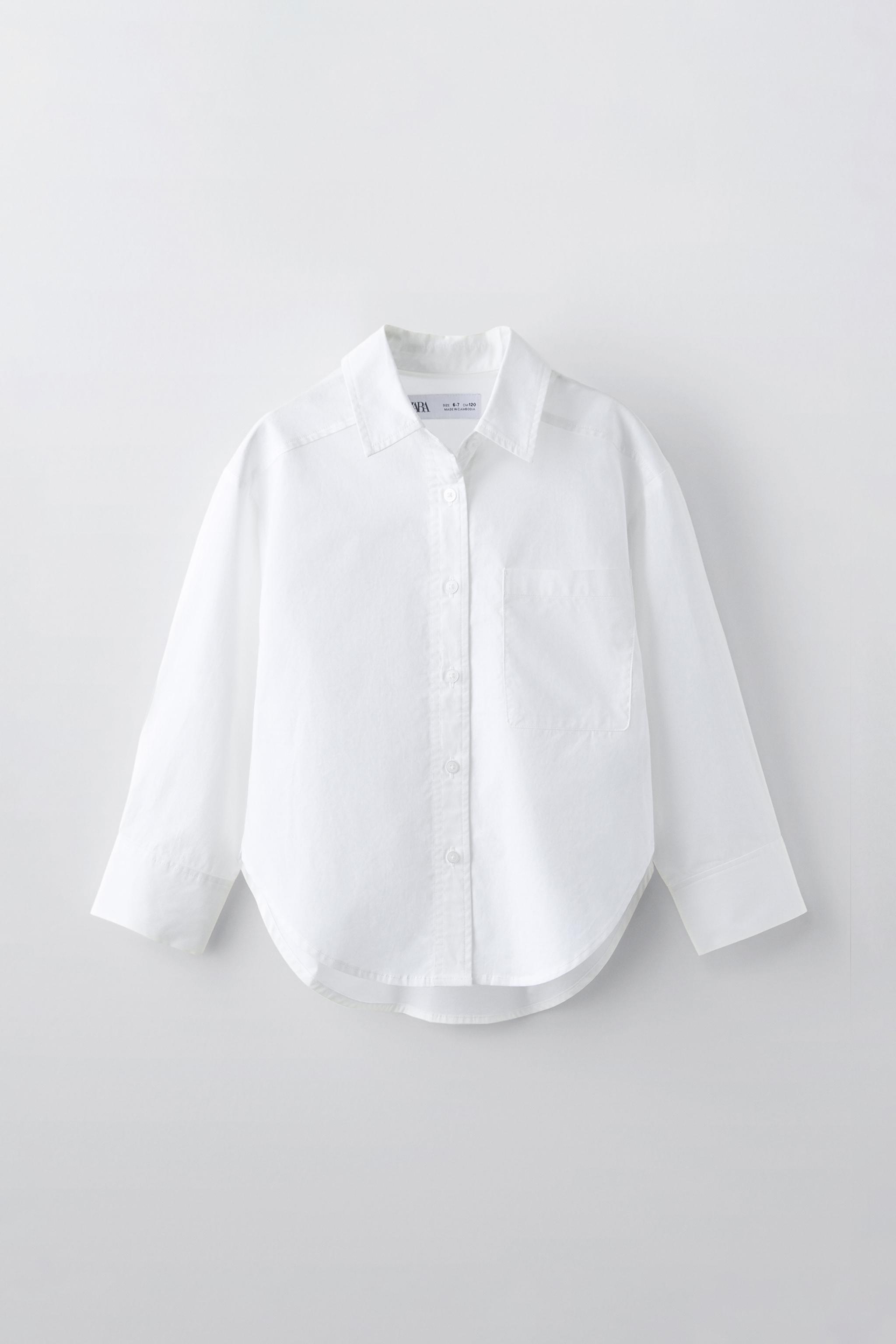 POPLIN SHIRT - White | ZARA United States