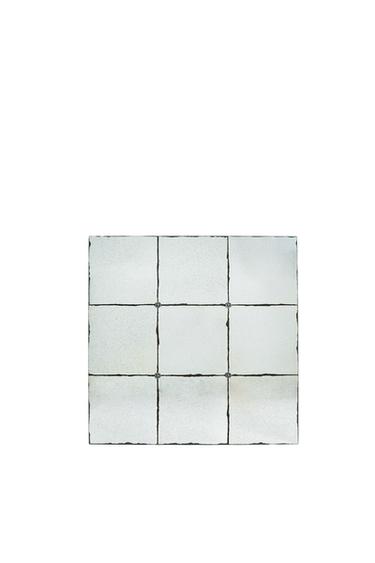 앤틱 이펙트 정사각 거울 - Zara 투명