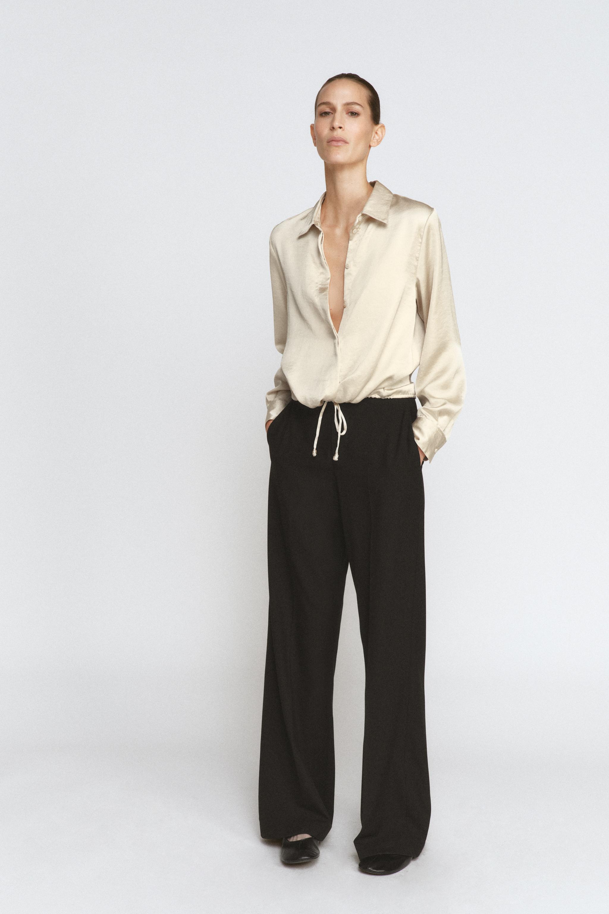 SATIN EFFECT SHIRT ZW COLLECTION