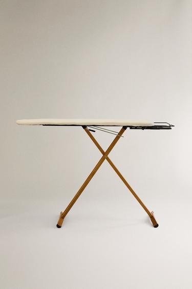 Zara WOOD AND METAL IRONING BOARD - Ecru