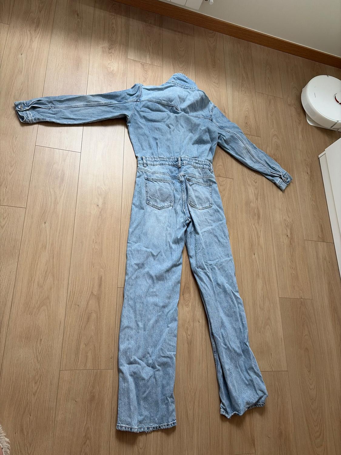 DENIM TRF OVERSIZE JUMPSUIT - Image 3
