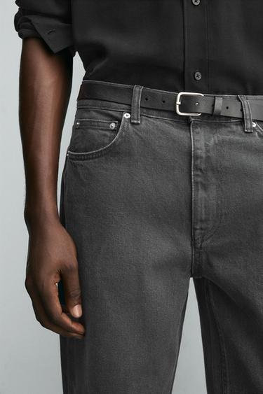 JEAN RELAXED STRAIGHT FIT - Gris moyen de Zara - Image 4