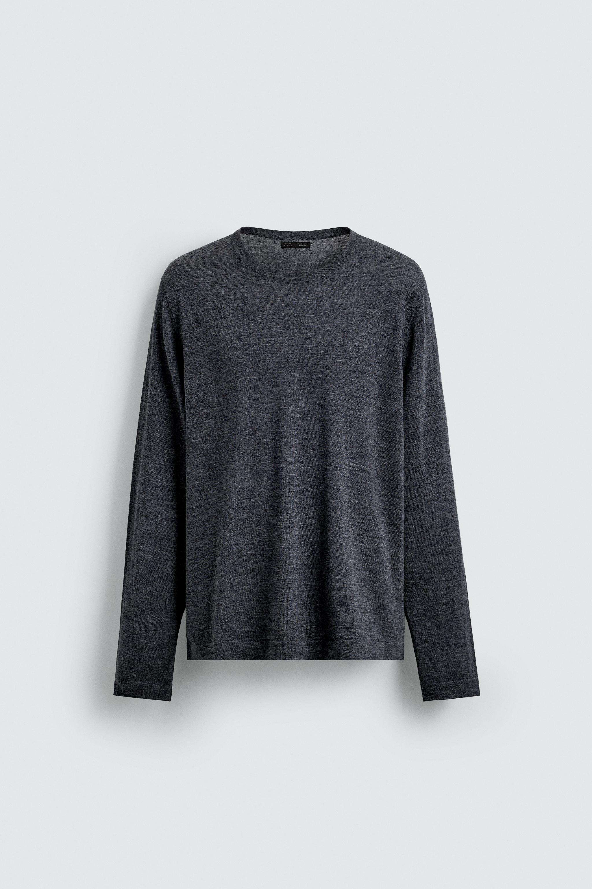 100% WOOL SWEATER - Anthracite Gray | ZARA United States
