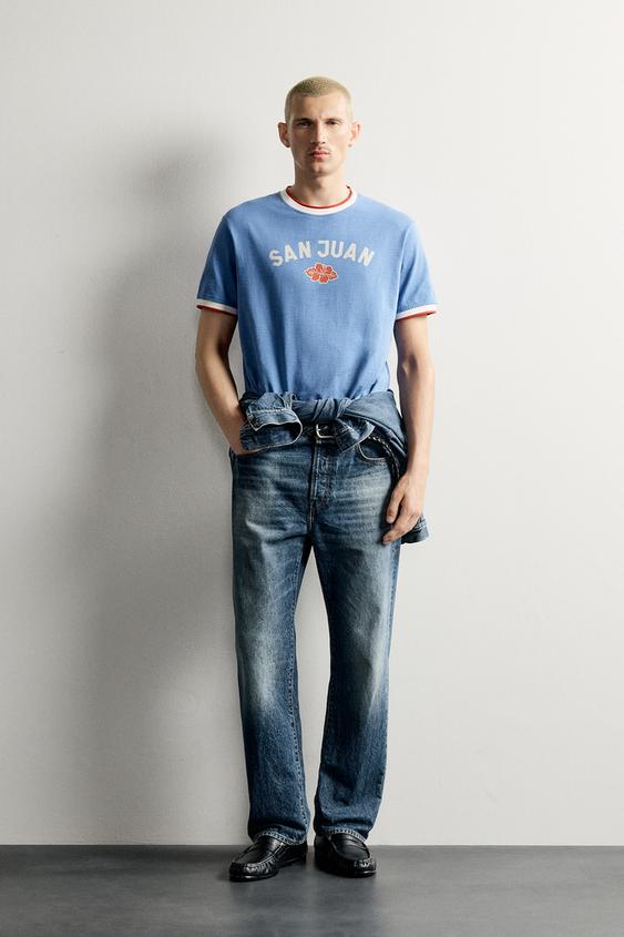 SAN JUAN GRAPHIC T-SHIRT - Blue by Zara - Image 0