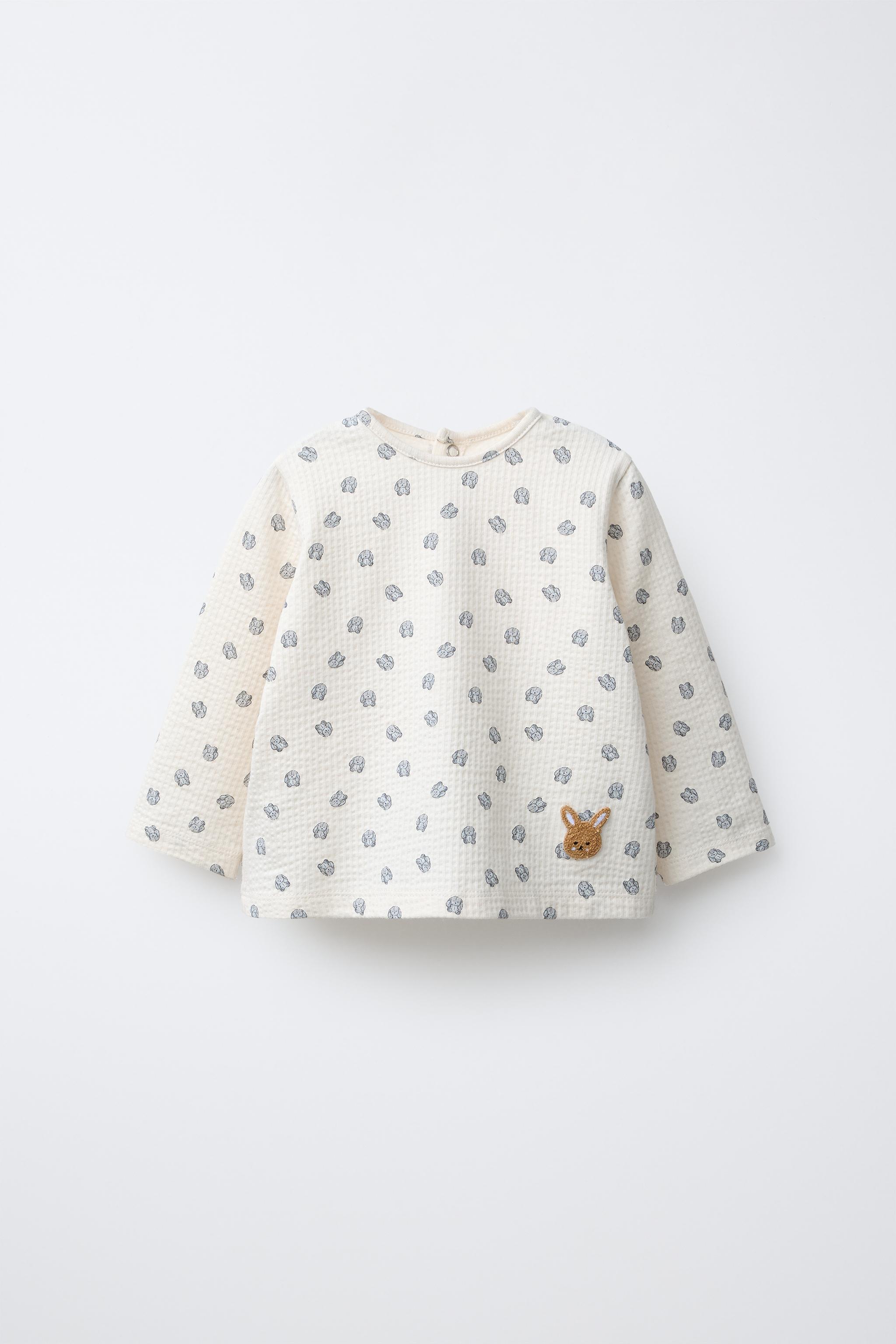 T-SHIRT TEXTURÉ LAPINS