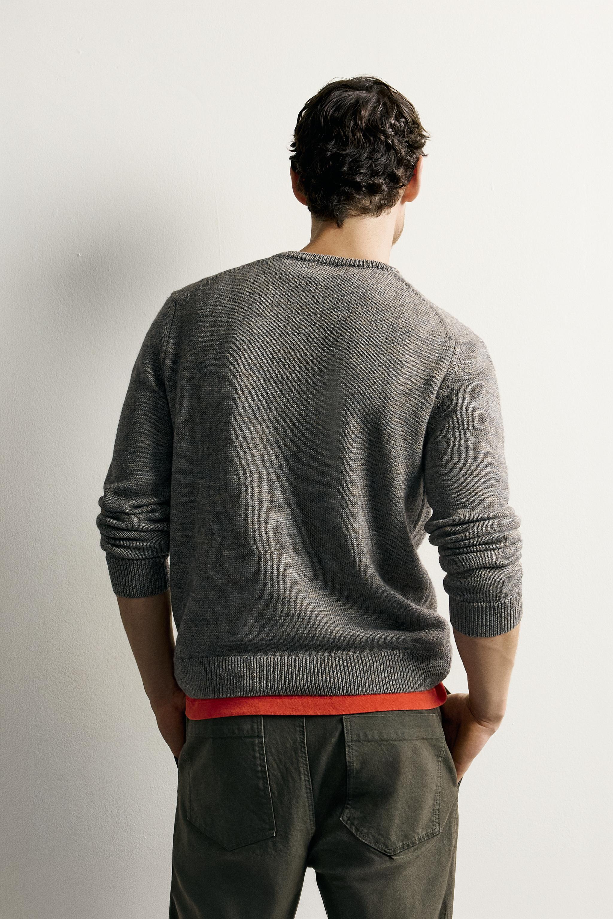 REGULAR FIT SWEATER WITH WOOL