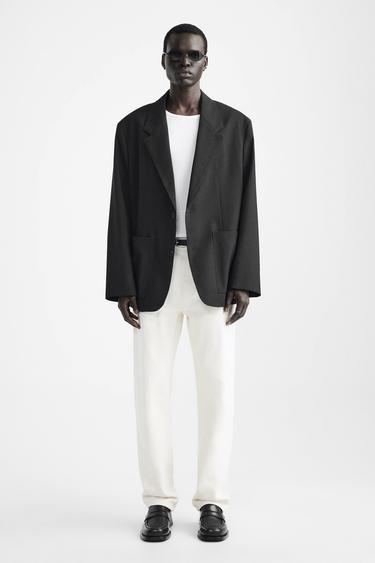 ЛОФЕРЫ С КВАДРАТНЫМ НОСОМ — Черный от Zara — изображение 0