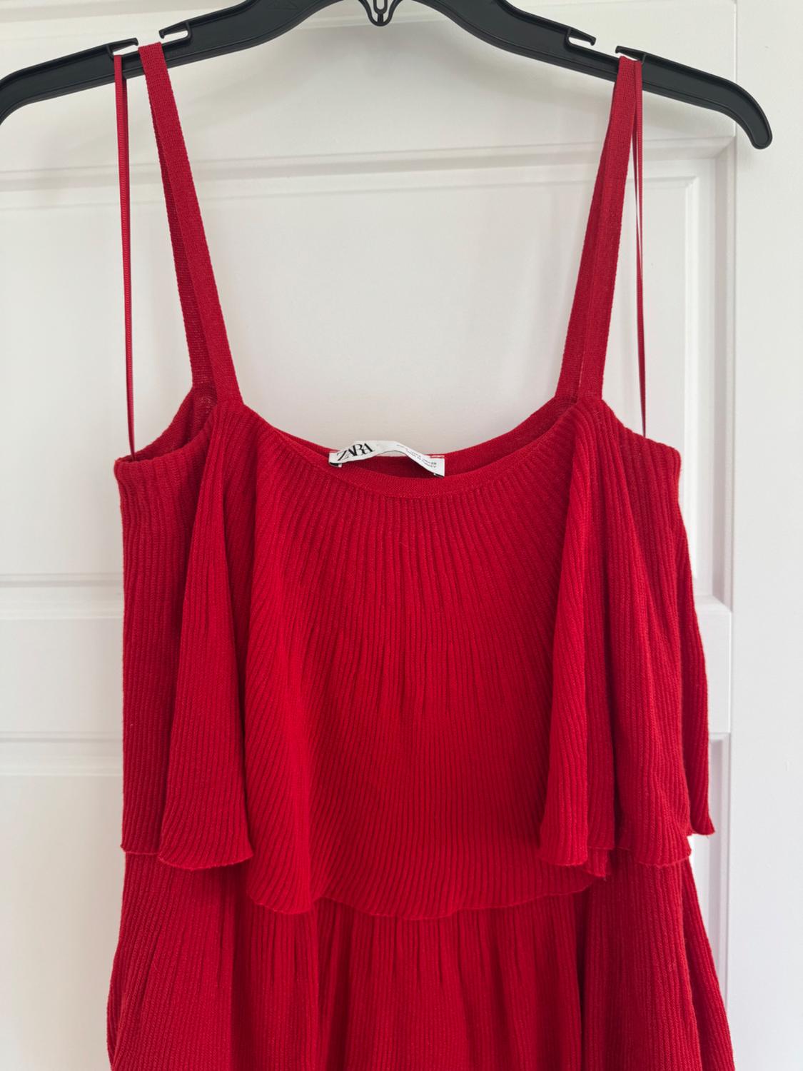 RUFFLED KNIT DRESS - Image 3
